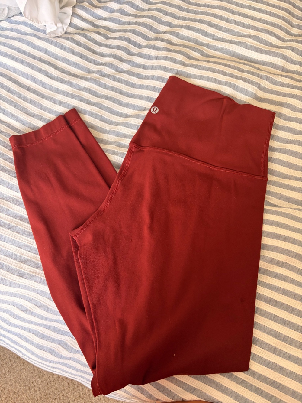 lululemon athletica Deep Red High-Waist Leggings